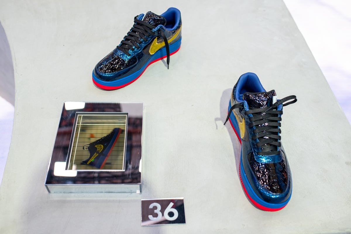 nike airforce with butterflies
